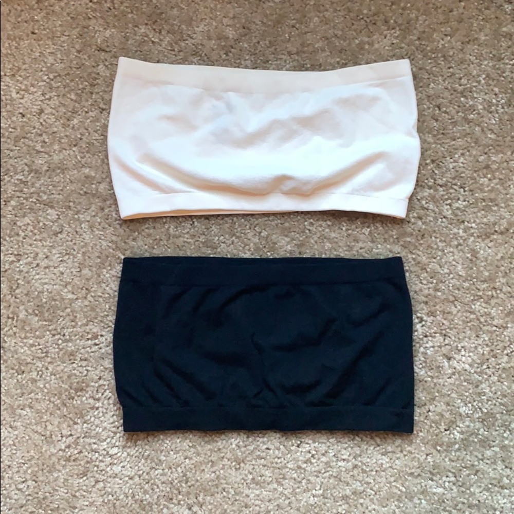 White and Black Bandeaus